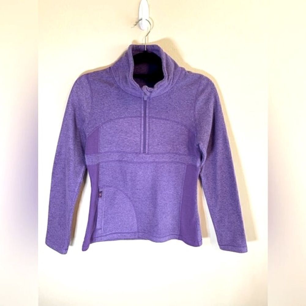 PrAna Purple Drea 1/2 Zip fleece Jacket Sz XS